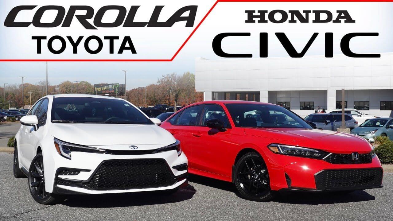 honda civic vs toyota corolla