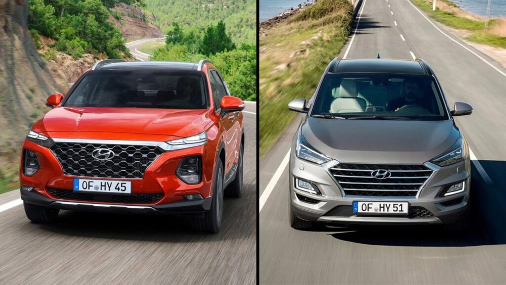 hyundai tucson vs santa fe