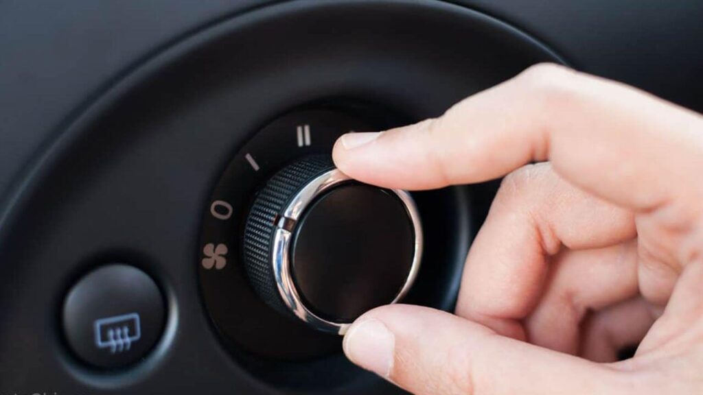 car ac blowing hot air